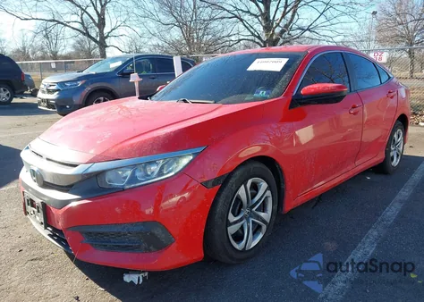 2017 Honda Civic Lx from USA, damaged, VIN 2HGFC2F54HH507282